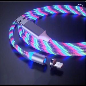 Magnetic Flowing Light LED Micro USB Cable